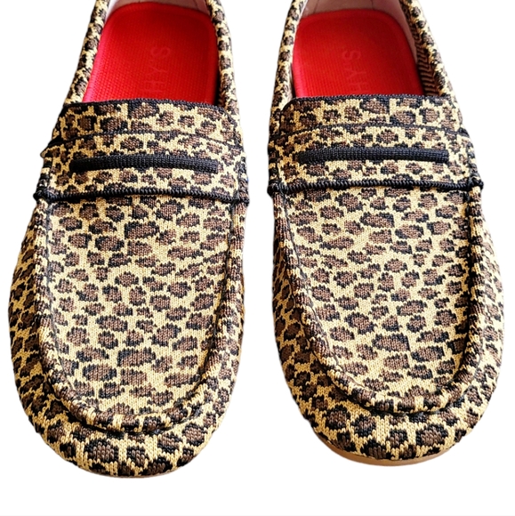 Rothy's Little Cat Leopard Print Driver Slip-On Loafers Size 10 - Picture 13 of 14